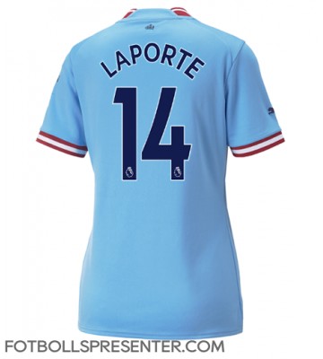 Manchester City Aymeric Laporte #14 Hemma Matchtröja Dam 2022-23 Kortärmad